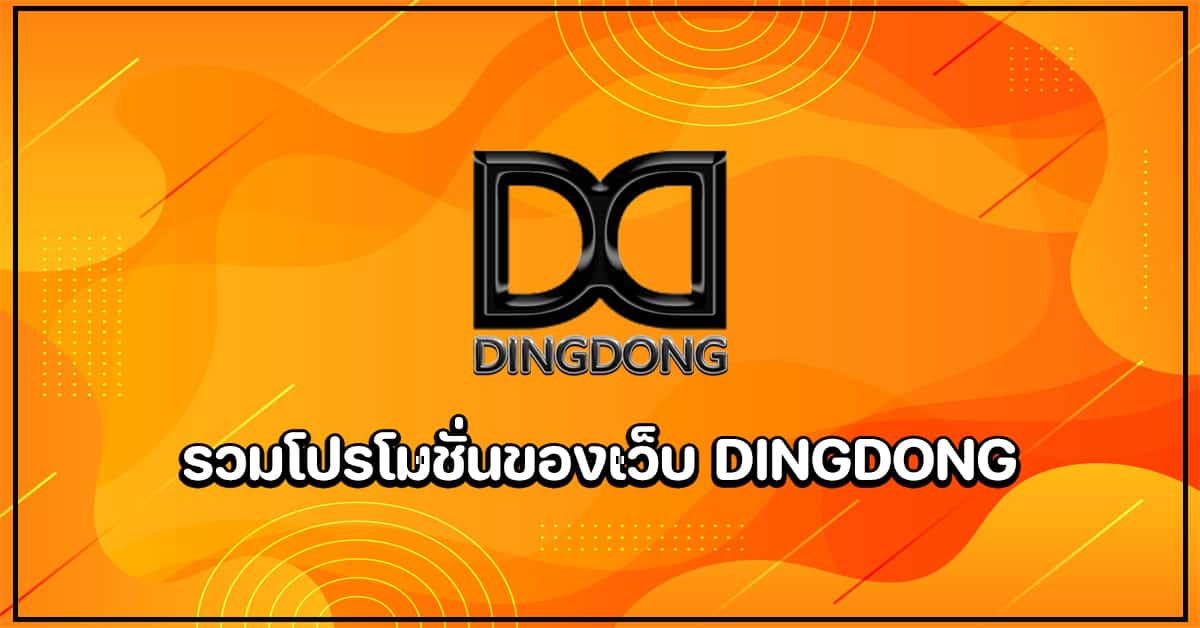 รวมโปรโมชั่นของ เว็บหวยออนไลน์จ่ายจริง DINGDONG