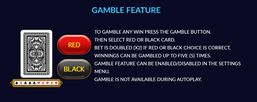 Gamble Feature สล็อต องค์บาก (Ong Bak) ค่าย Joker Gaming