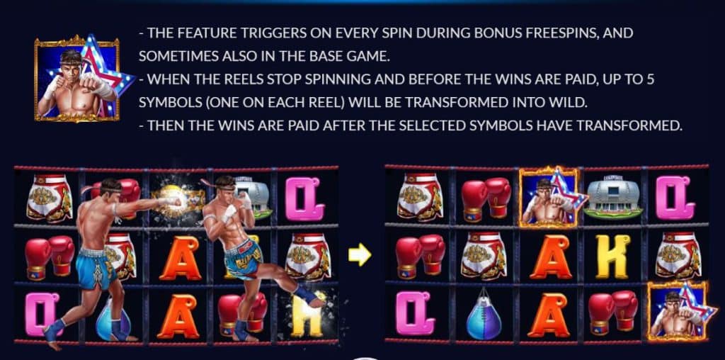 The Wild Hits Features สล็อต องค์บาก (Ong Bak) ค่าย Joker Gaming