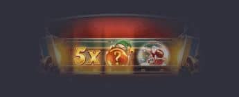 ตัวอย่าง ฟีเจอร์กิฟต์รัช เกมสล็อตของขวัญด่วนพิเศษของซานต้า (Santa's Gift Rush) - PG Slot