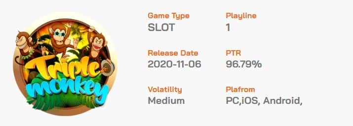 เกมสล็อต Triple Monkey - Nextspin