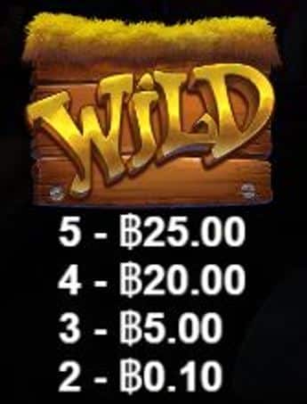 สัญลักษณ์ WILD เกมสล็อต Greedy Wolf - Pragmatic Play