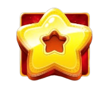 สัญลักษณ์ WILD เกมสล็อต Candy Stars - Pragmatic Play