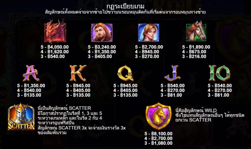 รีวิวสล็อต The Knight King ค่าย Pragmatic Play - 1