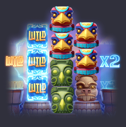 รีวิวและทดลองเล่น เกมสล็อต Totem Wonders (อัศจรรย์โทเท็ม) ค่าย PG Slot